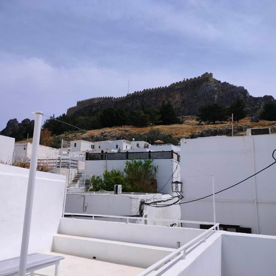 Lindos Alley Buitenkant foto